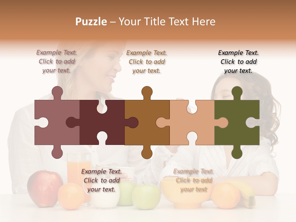 Lovely Childhood Beauty PowerPoint Template