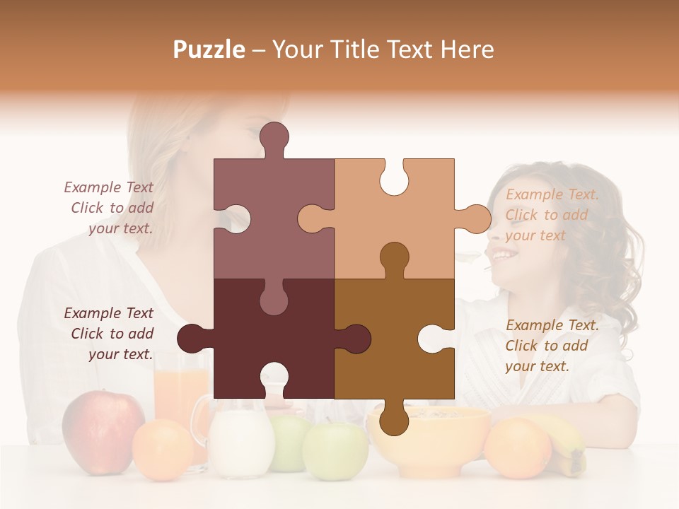 Lovely Childhood Beauty PowerPoint Template