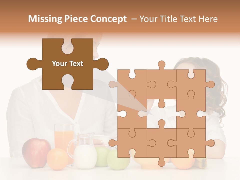 Lovely Childhood Beauty PowerPoint Template