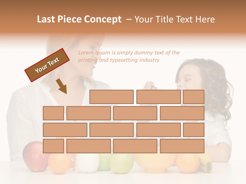 Lovely Childhood Beauty PowerPoint Template