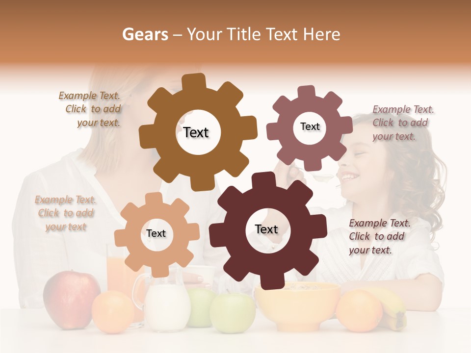 Lovely Childhood Beauty PowerPoint Template