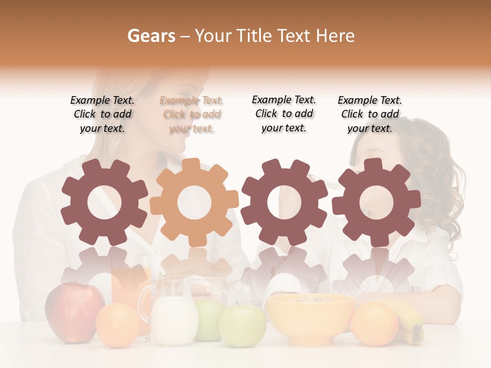 Lovely Childhood Beauty PowerPoint Template