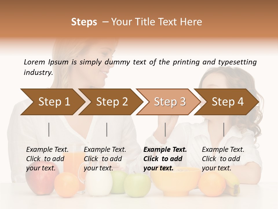 Lovely Childhood Beauty PowerPoint Template