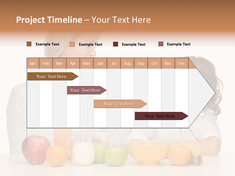 Lovely Childhood Beauty PowerPoint Template