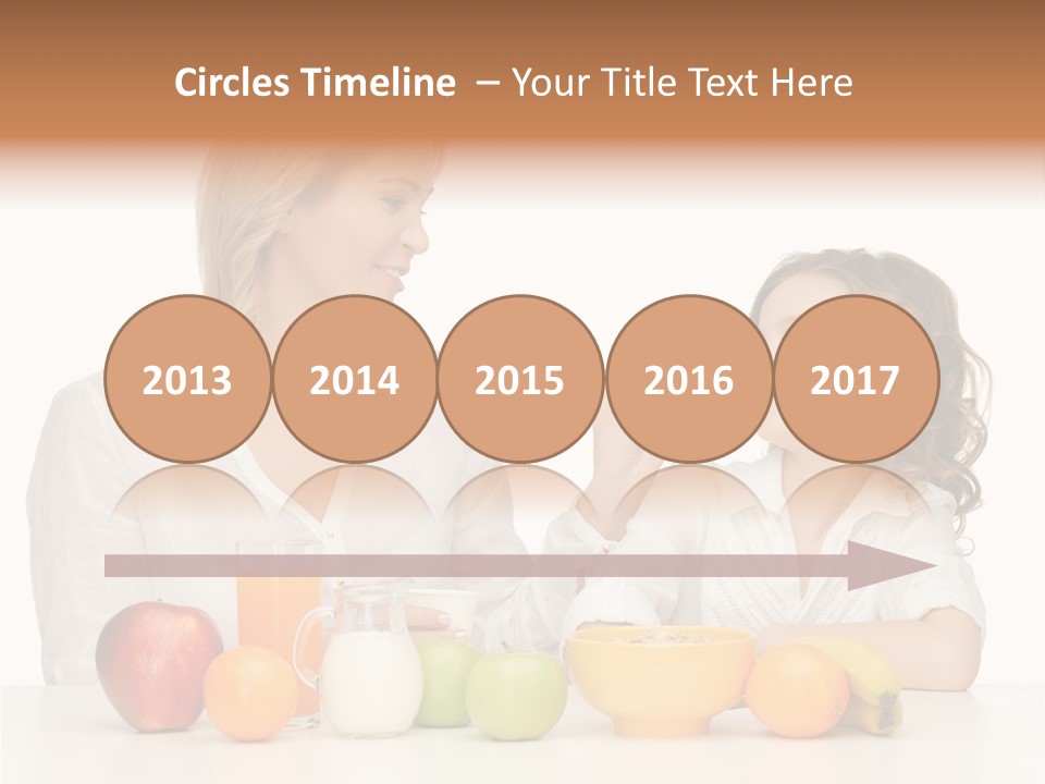 Lovely Childhood Beauty PowerPoint Template