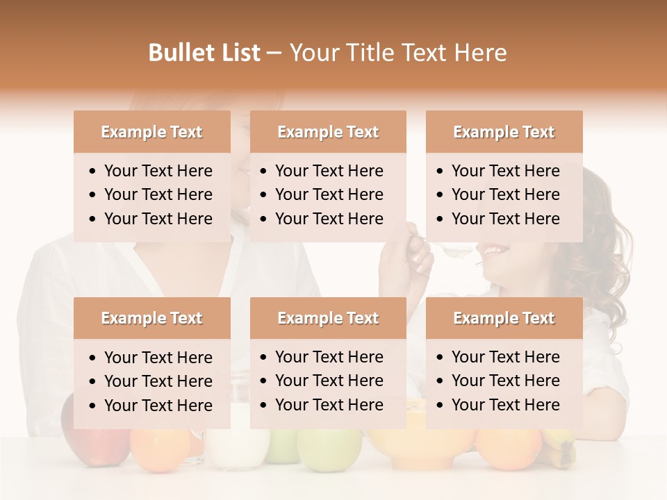 Lovely Childhood Beauty PowerPoint Template