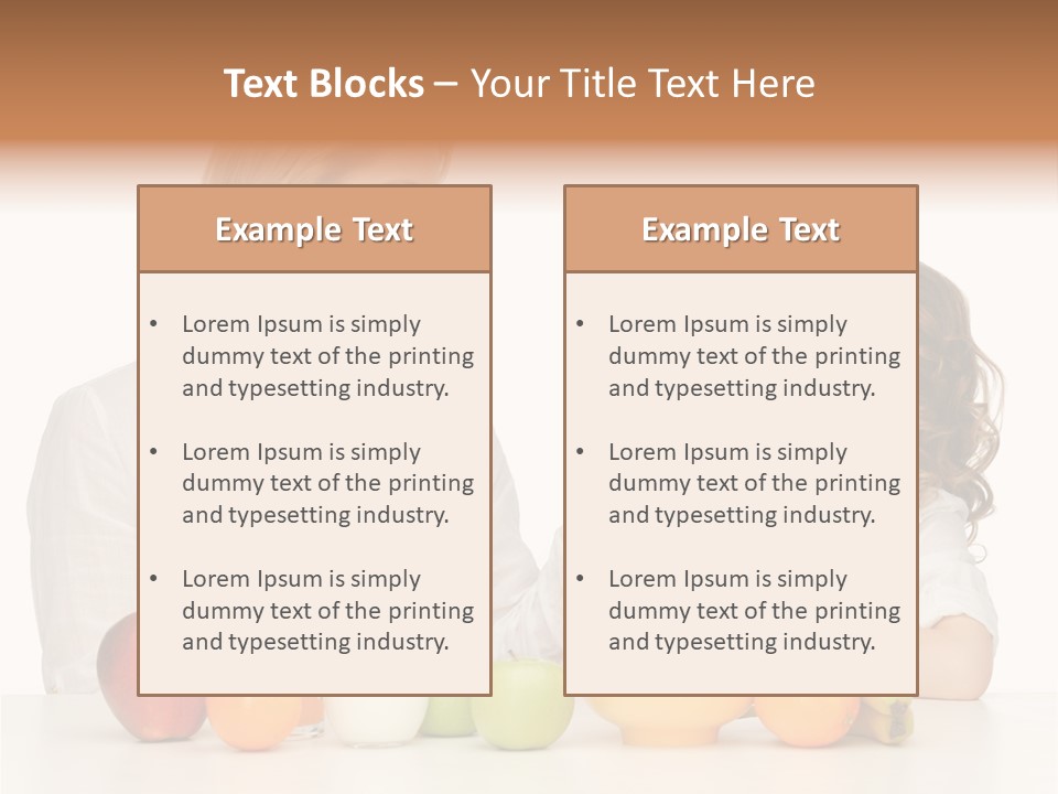 Lovely Childhood Beauty PowerPoint Template