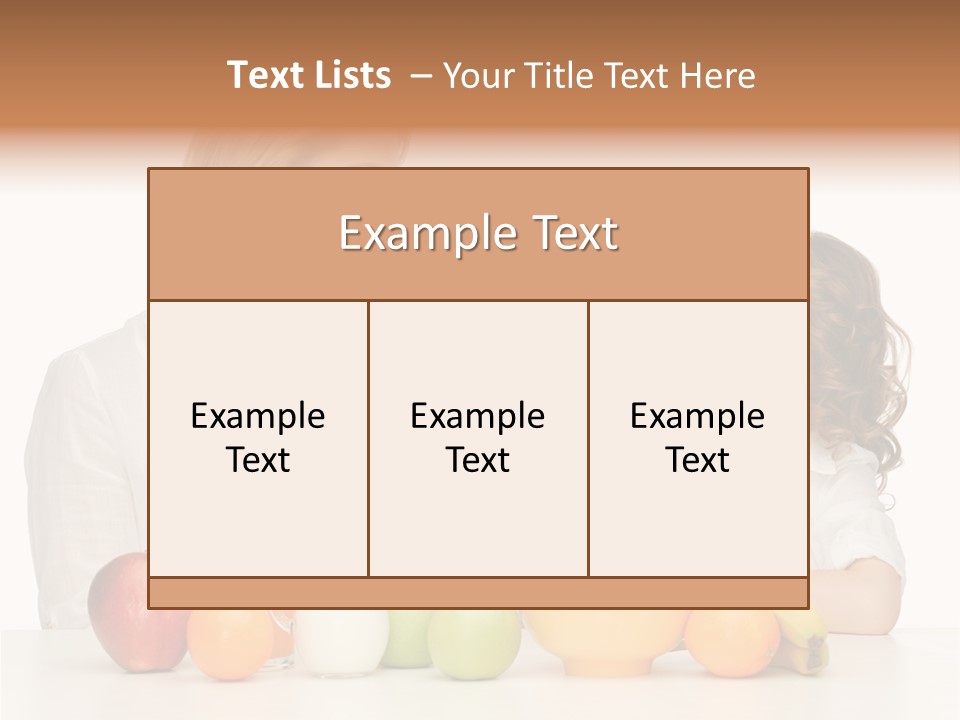 Lovely Childhood Beauty PowerPoint Template