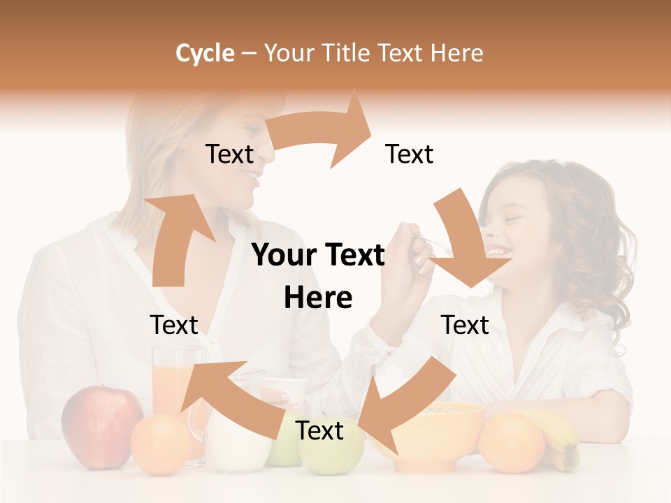 Lovely Childhood Beauty PowerPoint Template