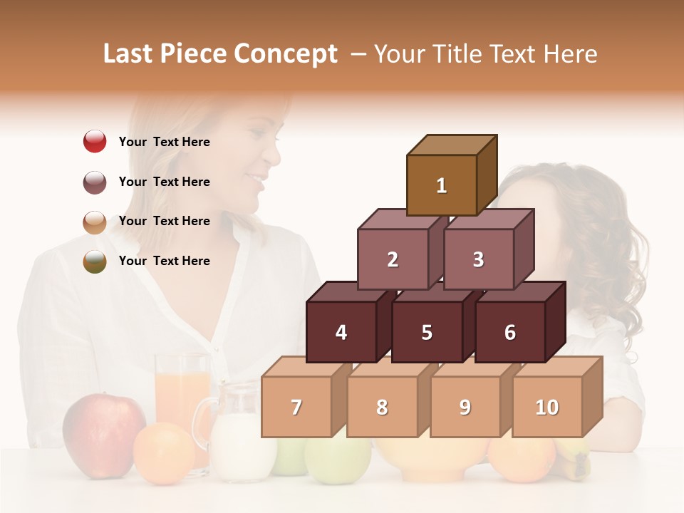 Lovely Childhood Beauty PowerPoint Template