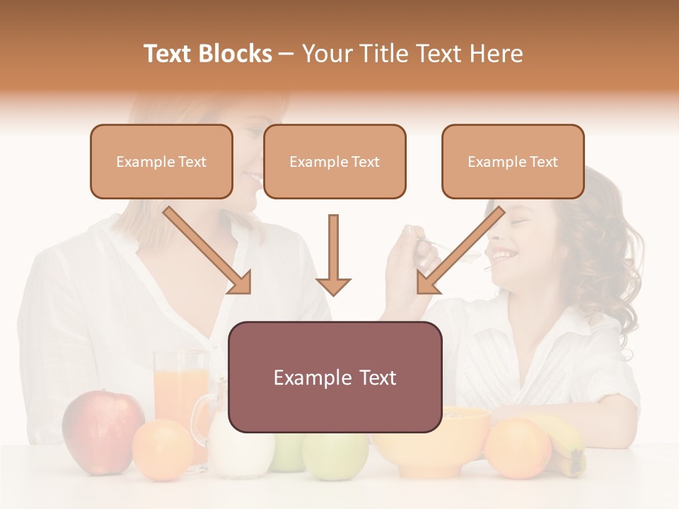 Lovely Childhood Beauty PowerPoint Template