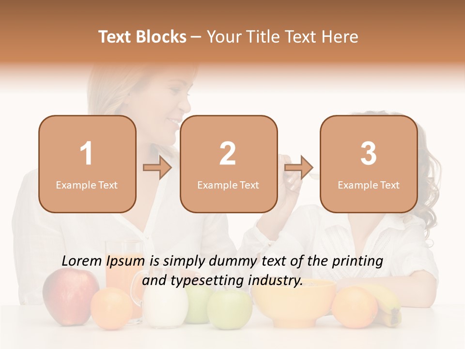 Lovely Childhood Beauty PowerPoint Template