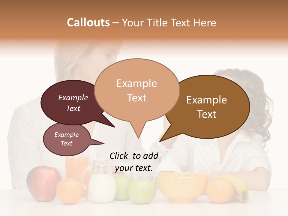 Lovely Childhood Beauty PowerPoint Template