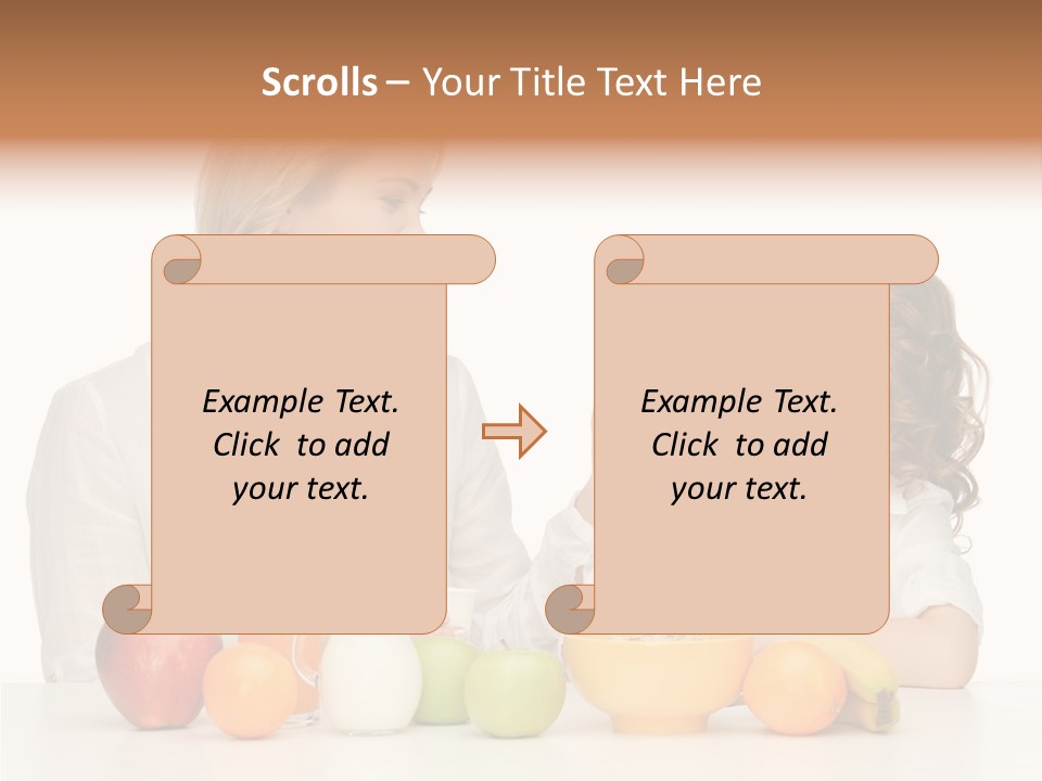 Lovely Childhood Beauty PowerPoint Template