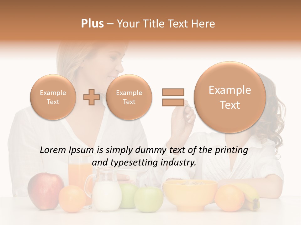 Lovely Childhood Beauty PowerPoint Template