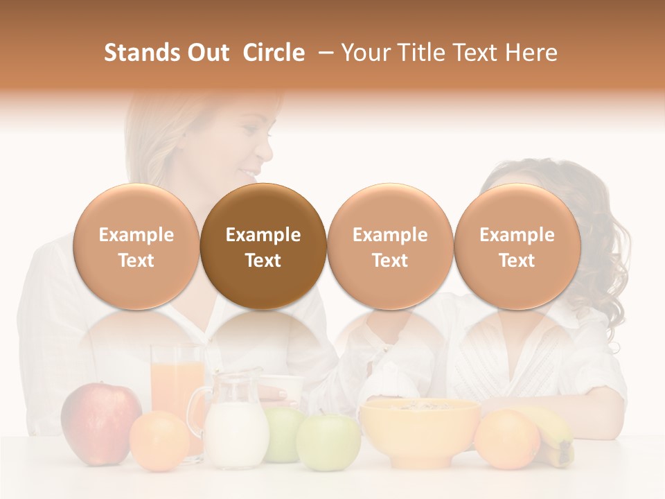 Lovely Childhood Beauty PowerPoint Template