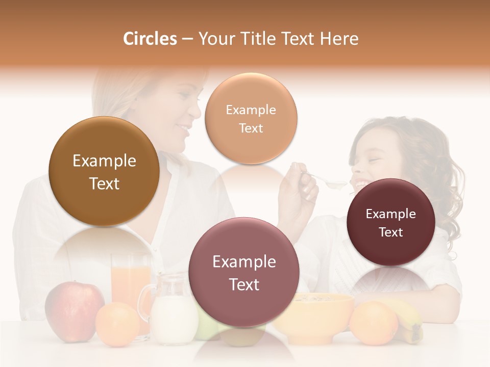 Lovely Childhood Beauty PowerPoint Template