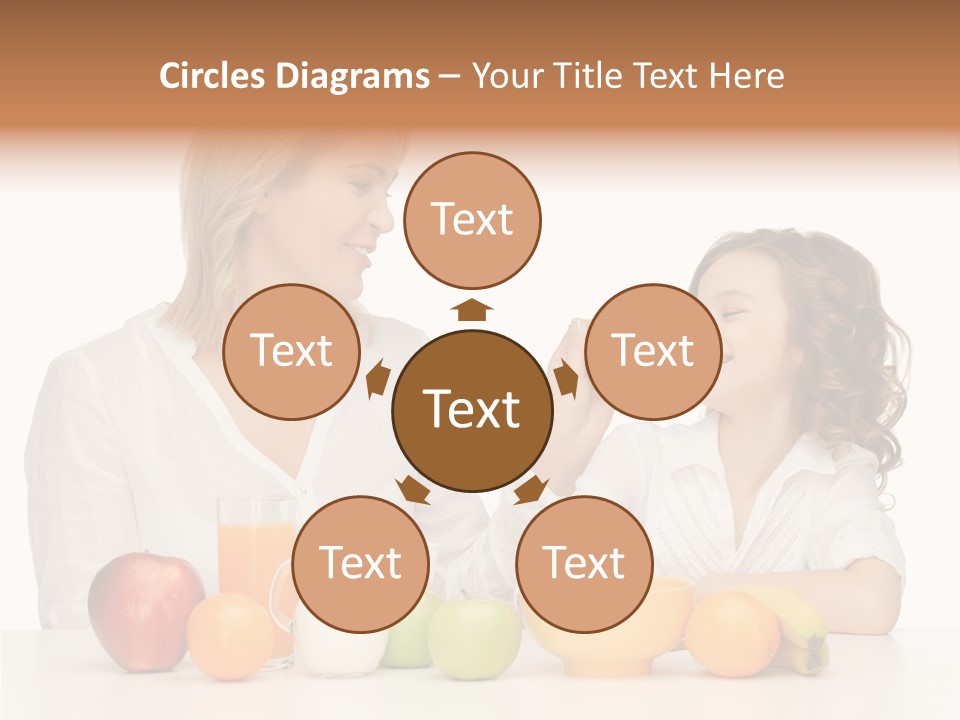 Lovely Childhood Beauty PowerPoint Template