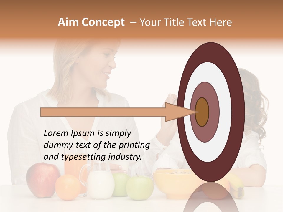 Lovely Childhood Beauty PowerPoint Template