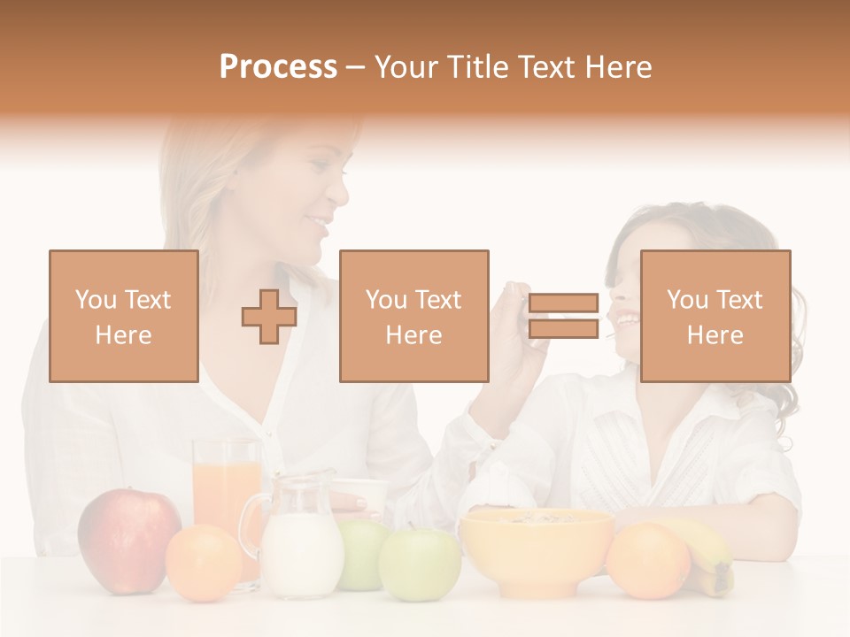 Lovely Childhood Beauty PowerPoint Template