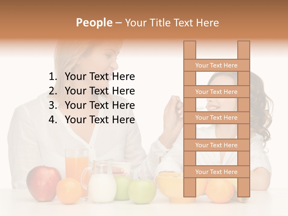 Lovely Childhood Beauty PowerPoint Template