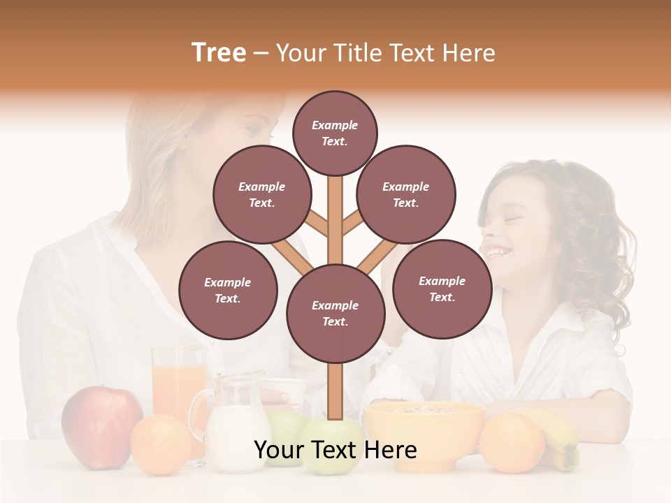 Lovely Childhood Beauty PowerPoint Template