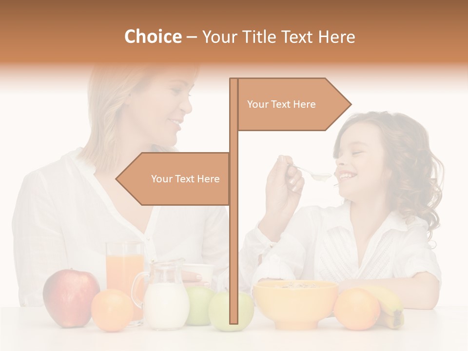 Lovely Childhood Beauty PowerPoint Template