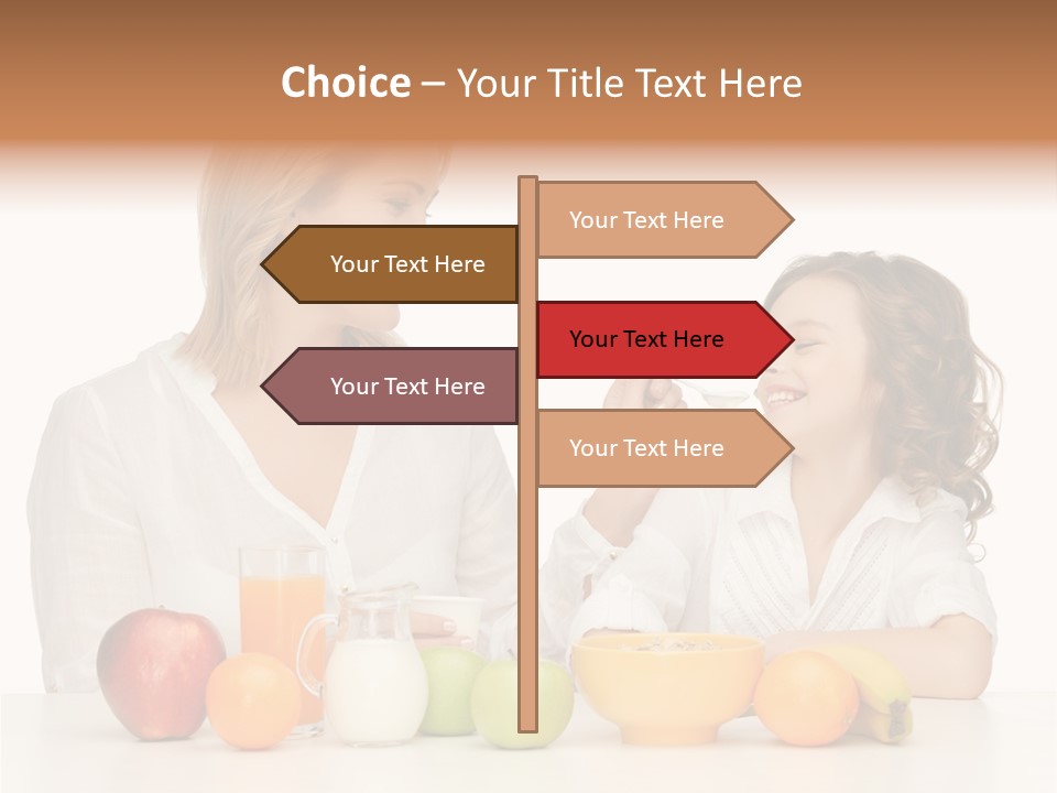 Lovely Childhood Beauty PowerPoint Template