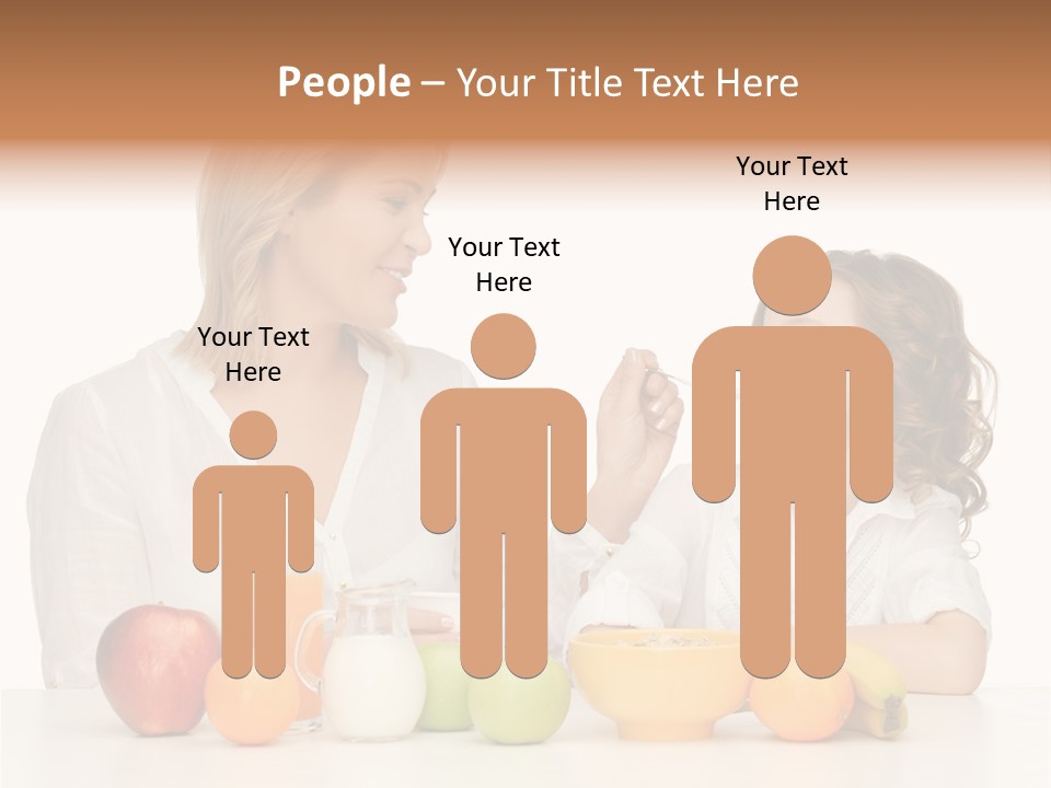 Lovely Childhood Beauty PowerPoint Template