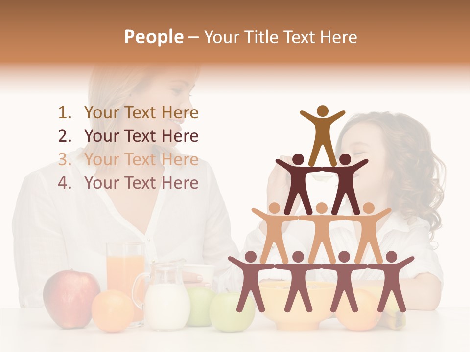 Lovely Childhood Beauty PowerPoint Template