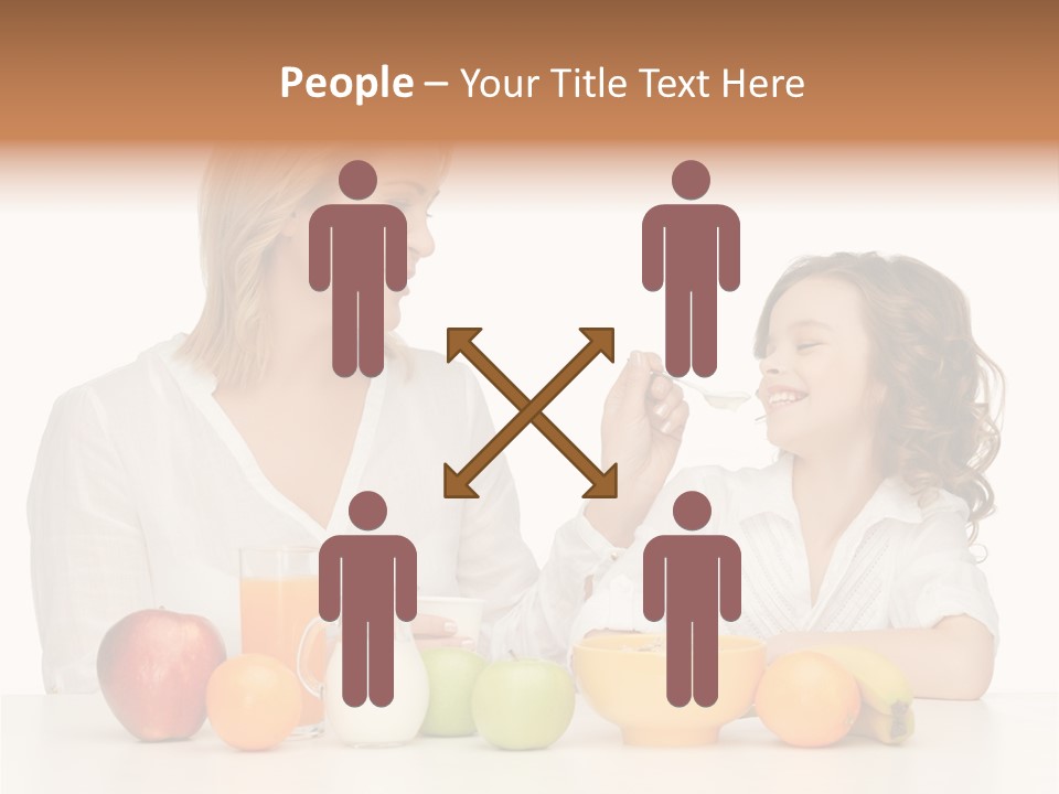 Lovely Childhood Beauty PowerPoint Template