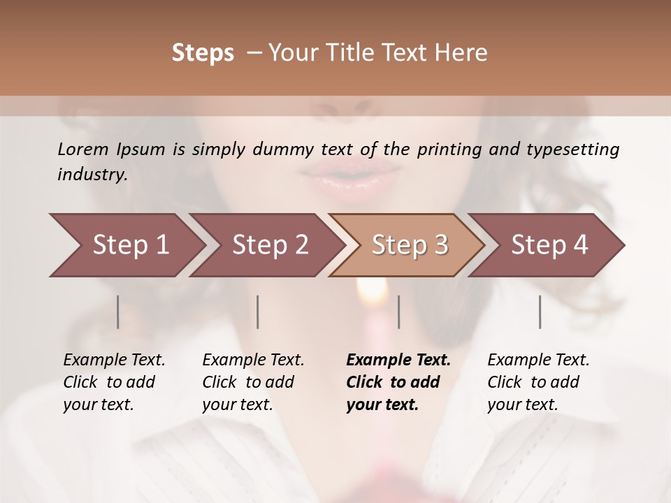 Teenage Cute Make PowerPoint Template