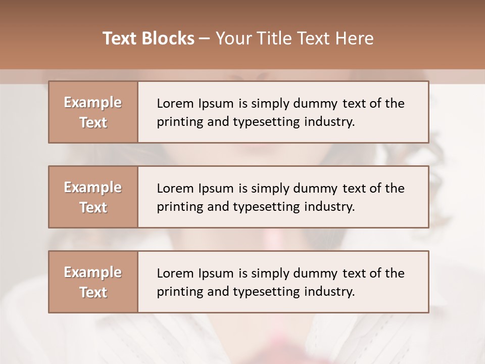Teenage Cute Make PowerPoint Template
