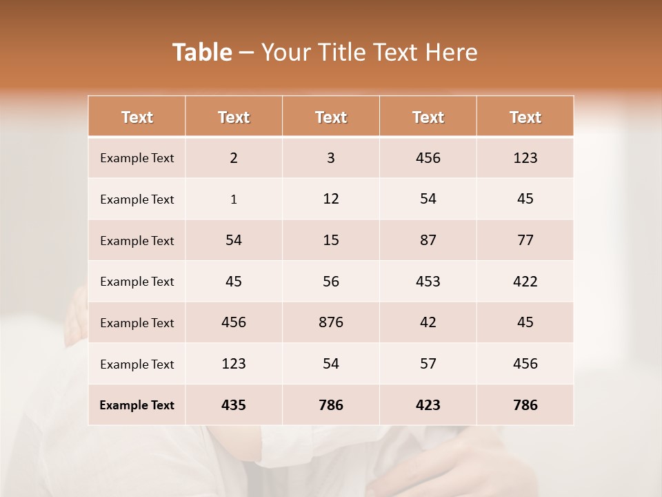 Adorable Mature Home PowerPoint Template