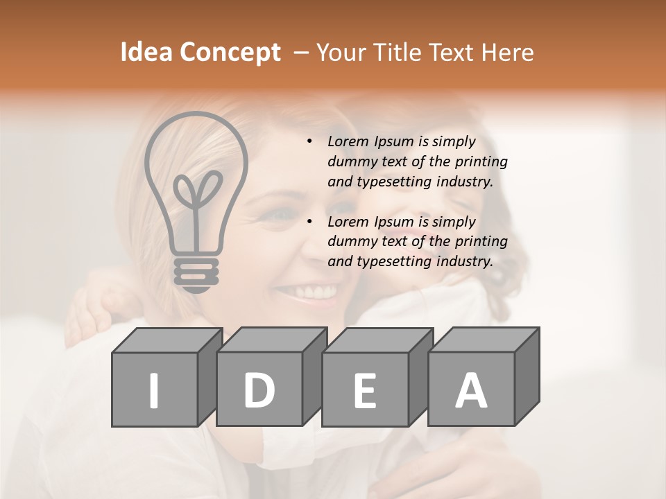 Adorable Mature Home PowerPoint Template