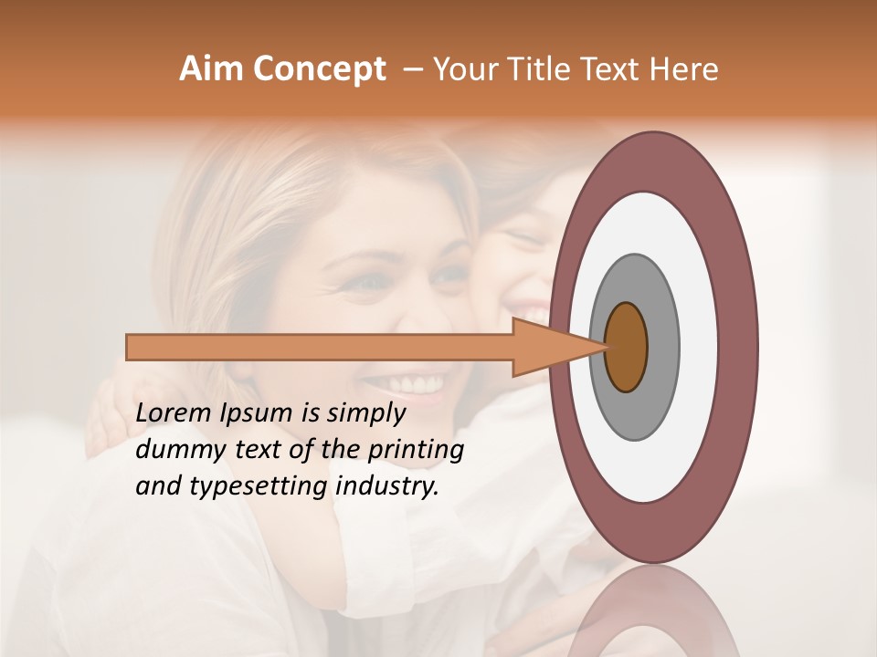 Adorable Mature Home PowerPoint Template