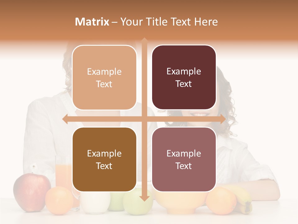 Smiling Daughter Teenager PowerPoint Template