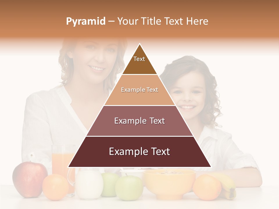 Smiling Daughter Teenager PowerPoint Template