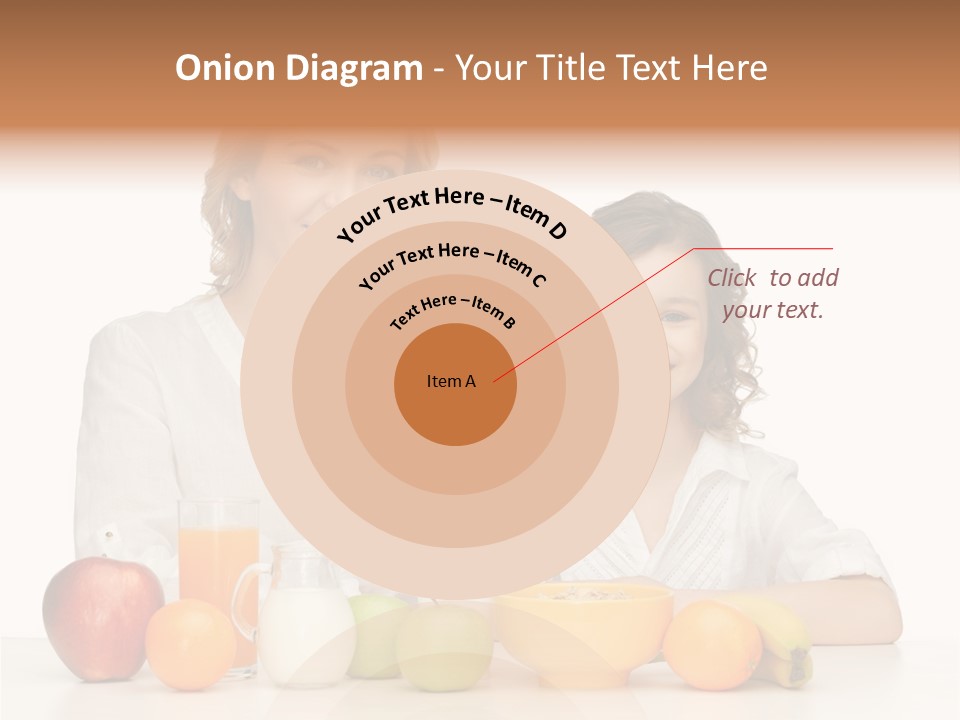 Smiling Daughter Teenager PowerPoint Template