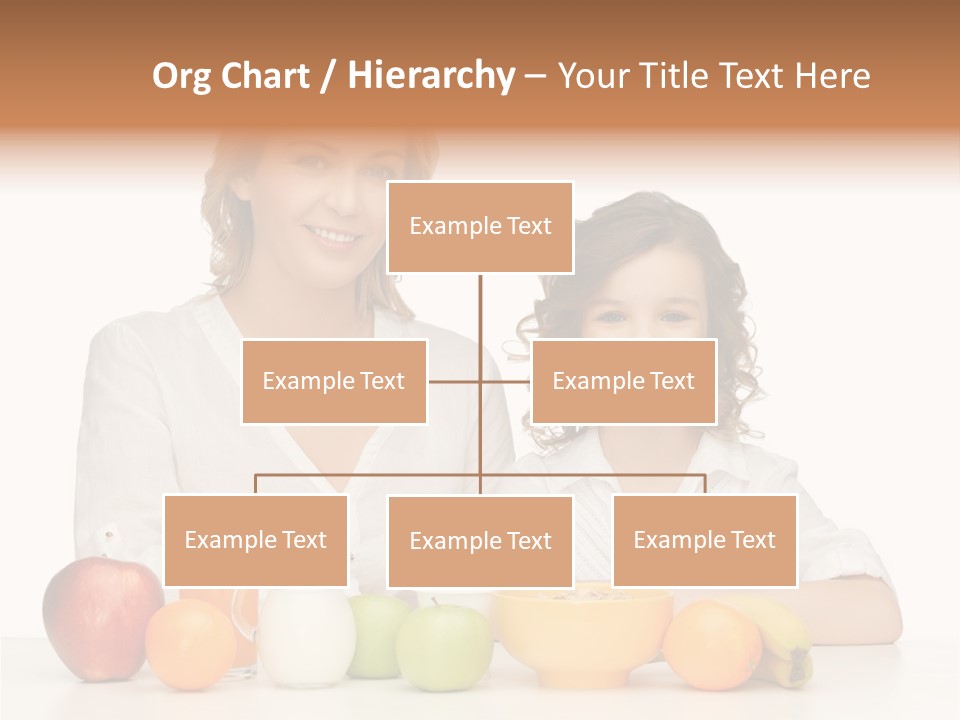 Smiling Daughter Teenager PowerPoint Template