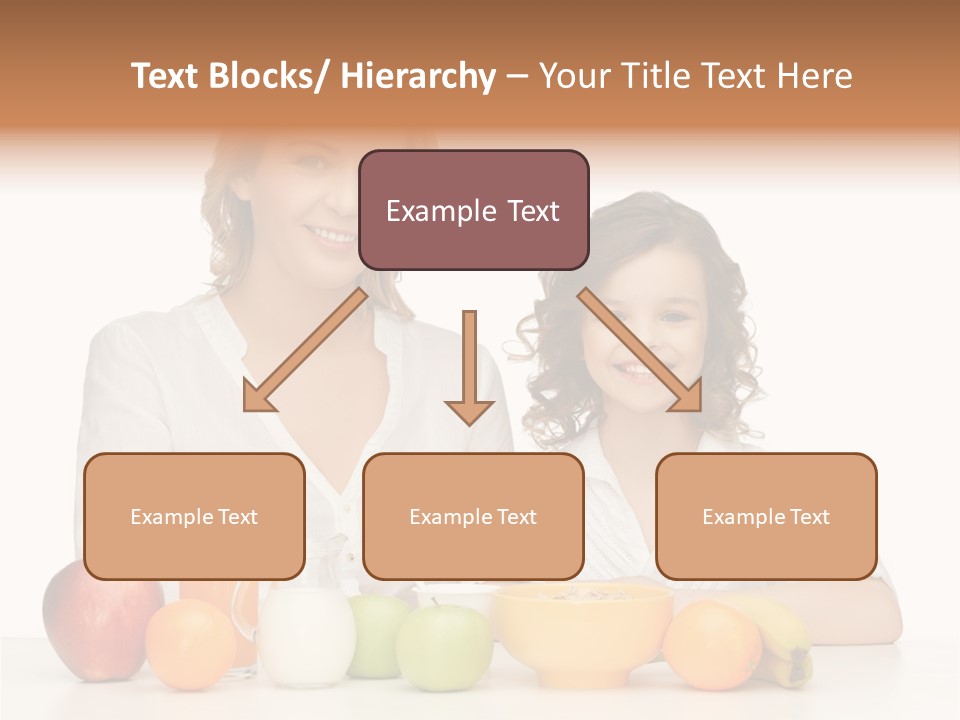 Smiling Daughter Teenager PowerPoint Template