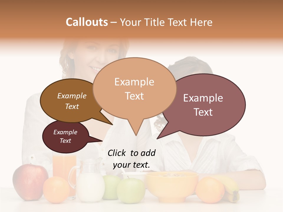 Smiling Daughter Teenager PowerPoint Template