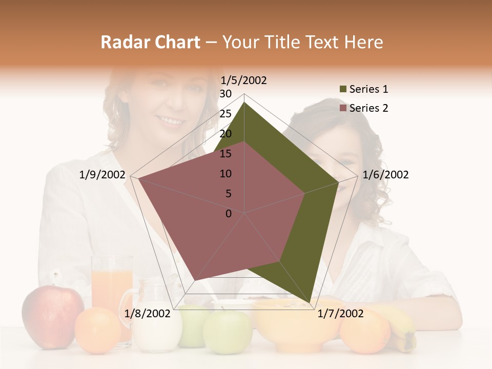 Smiling Daughter Teenager PowerPoint Template