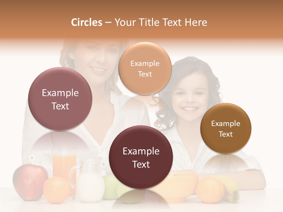 Smiling Daughter Teenager PowerPoint Template