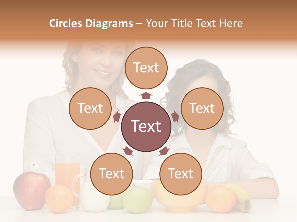 Smiling Daughter Teenager PowerPoint Template