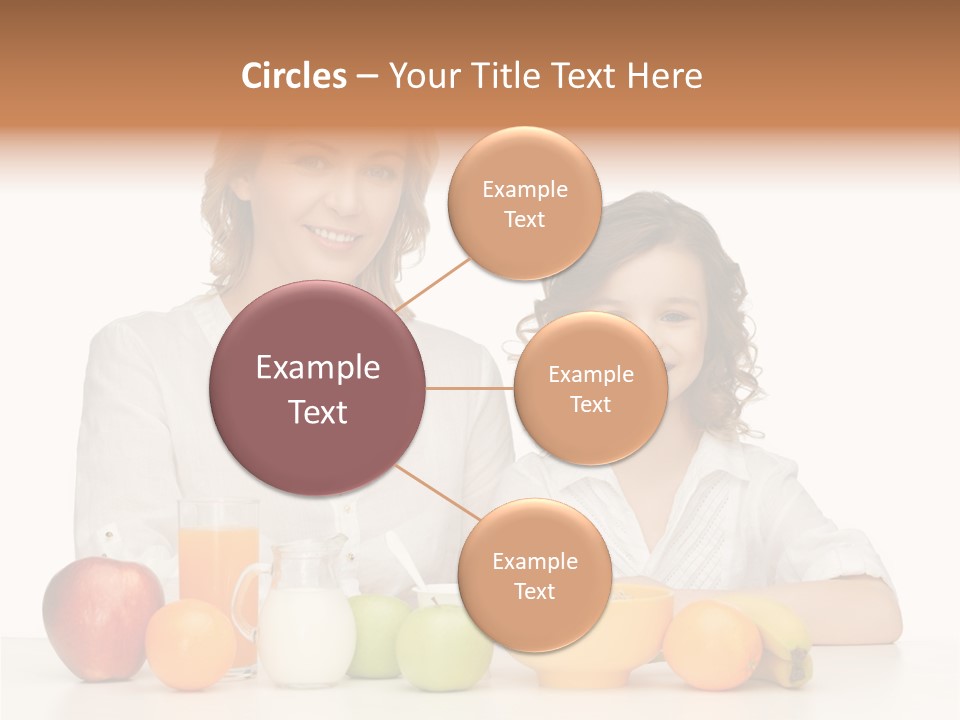 Smiling Daughter Teenager PowerPoint Template