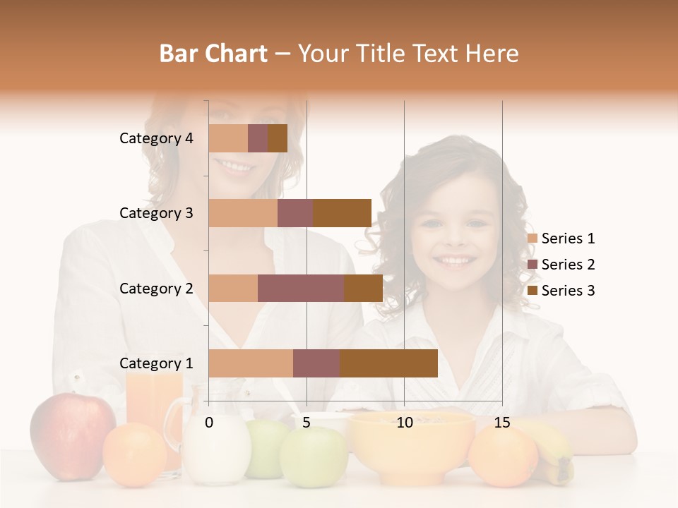 Smiling Daughter Teenager PowerPoint Template