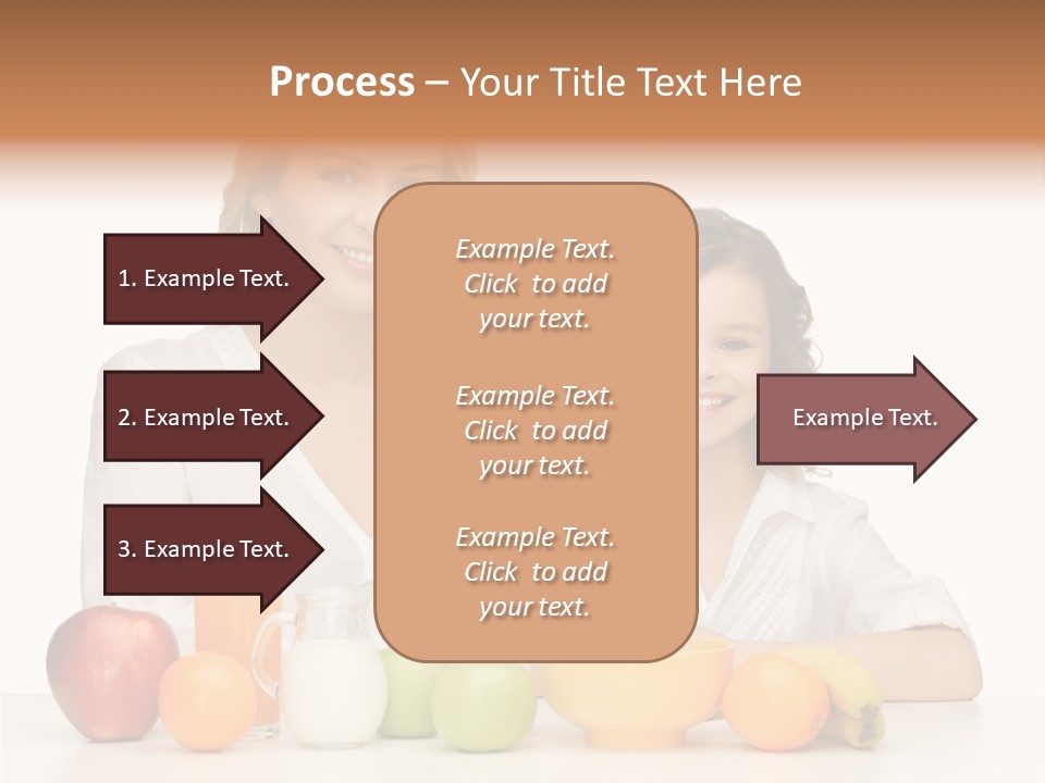 Smiling Daughter Teenager PowerPoint Template
