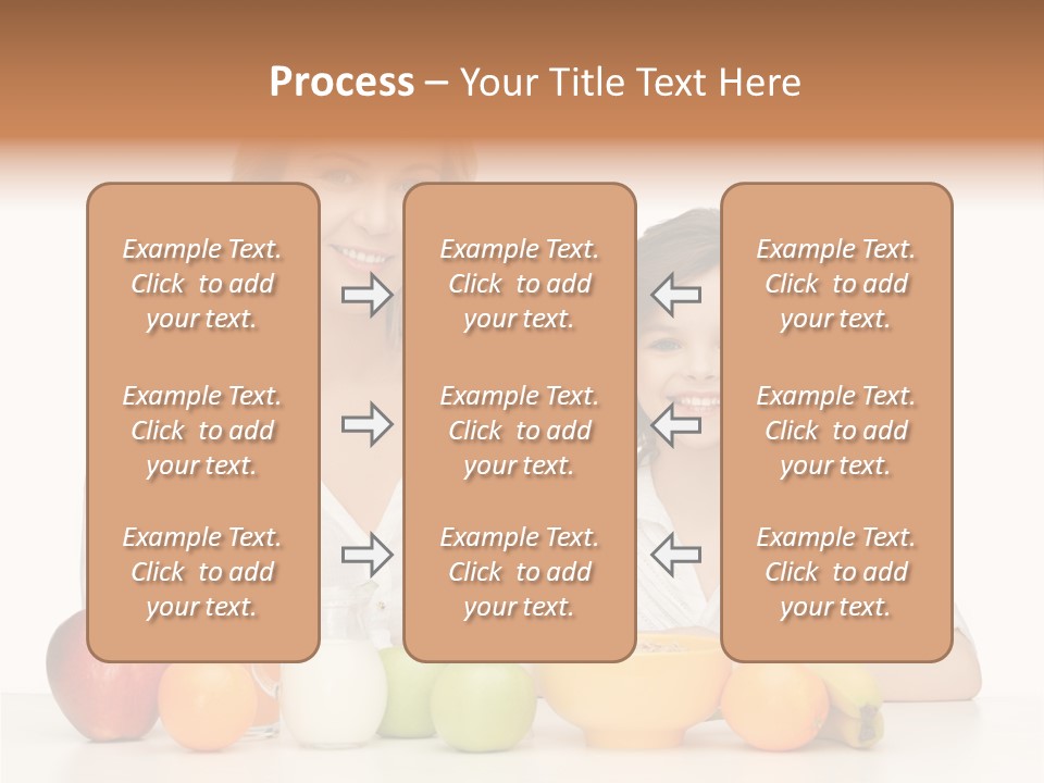Smiling Daughter Teenager PowerPoint Template