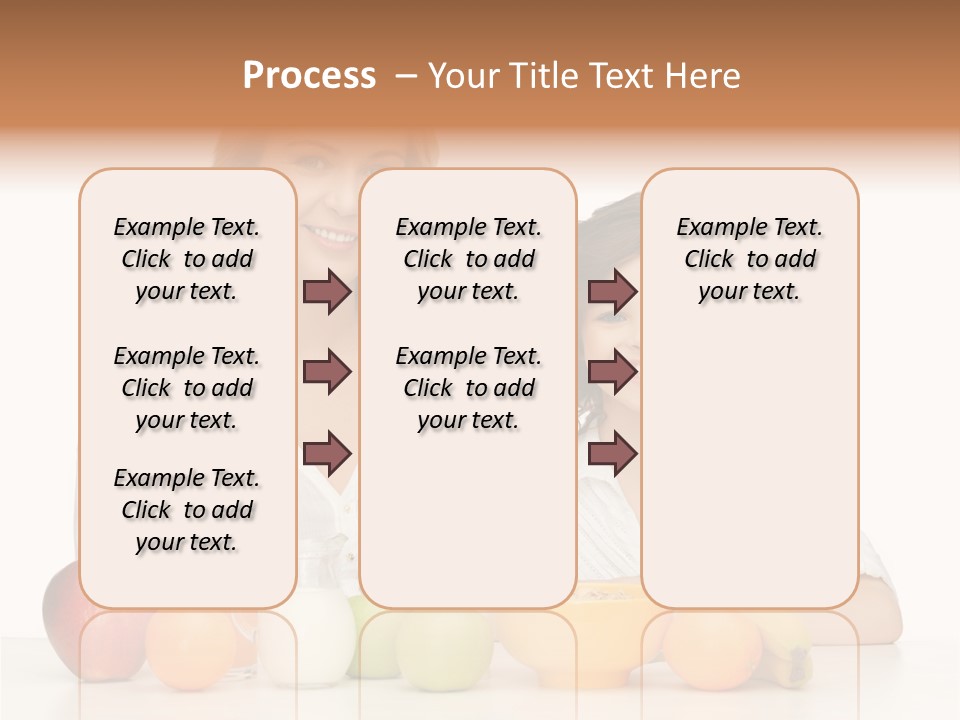 Smiling Daughter Teenager PowerPoint Template